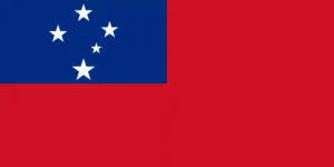 Flag Samoa